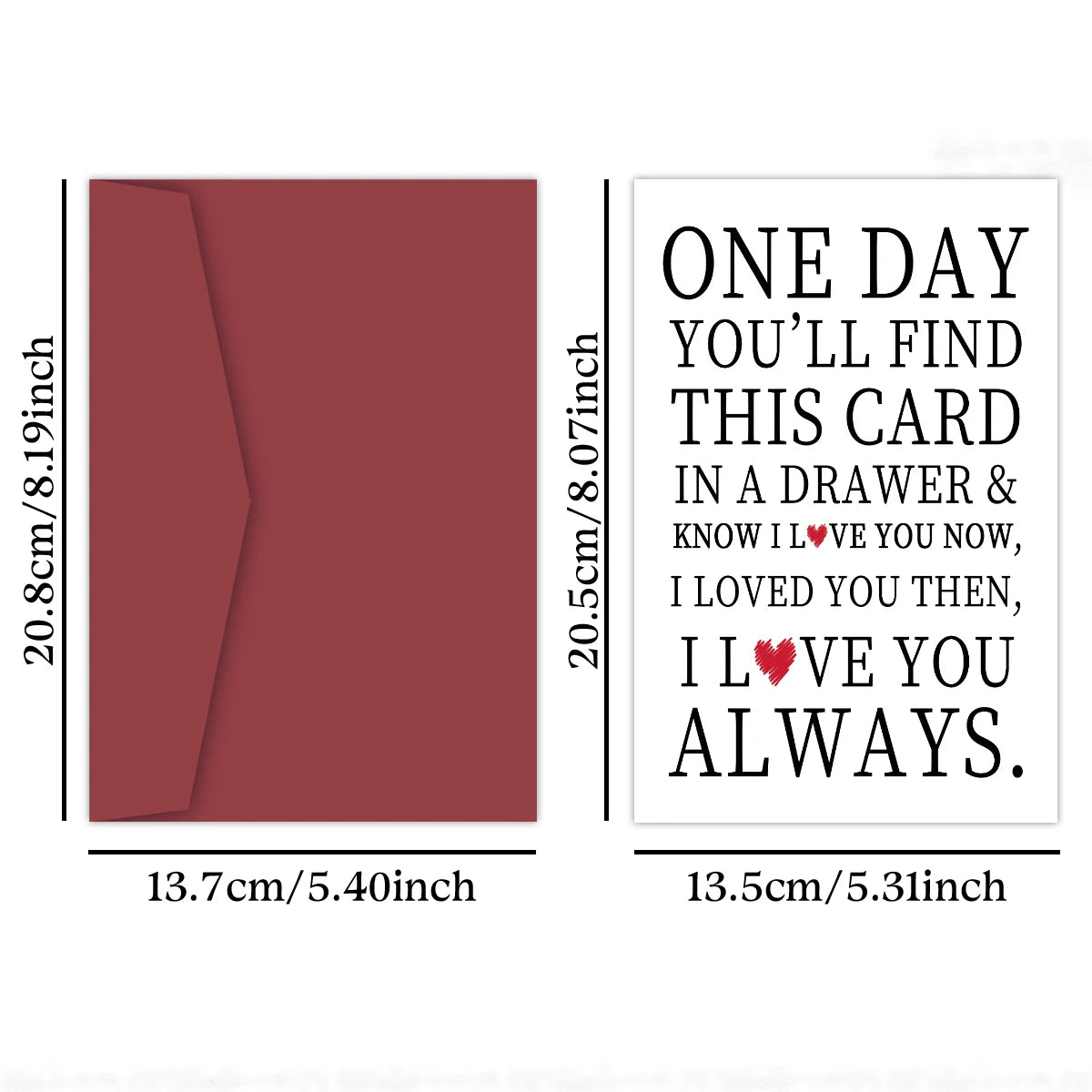 Valentine's Day Card, "I Love You Always"