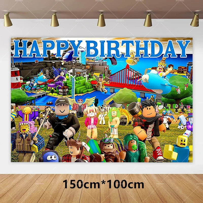 Roblox Birthday Party Decorations