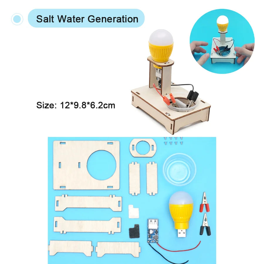 DIY STEM Physical Model Science Educational Toy Handmade Small Craft Technology Project