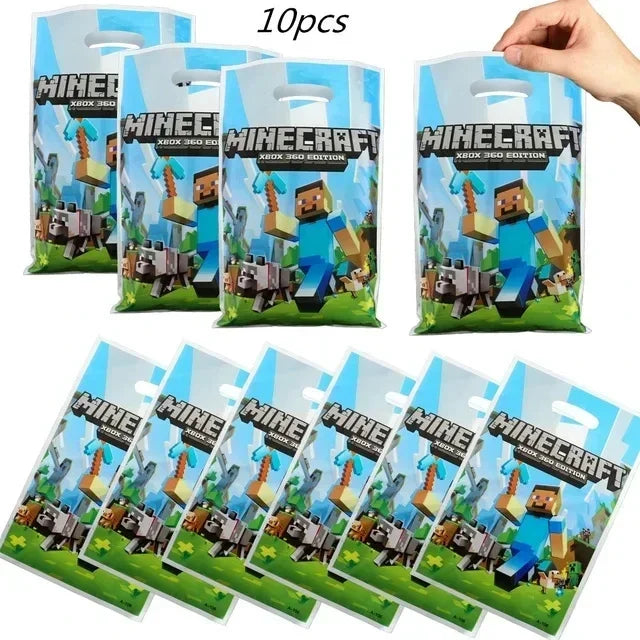 Minecraft Balloons Birthday Party Decoration