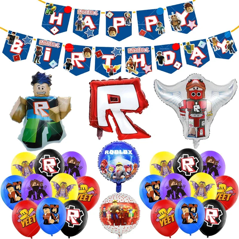 Roblox Birthday Party Decorations