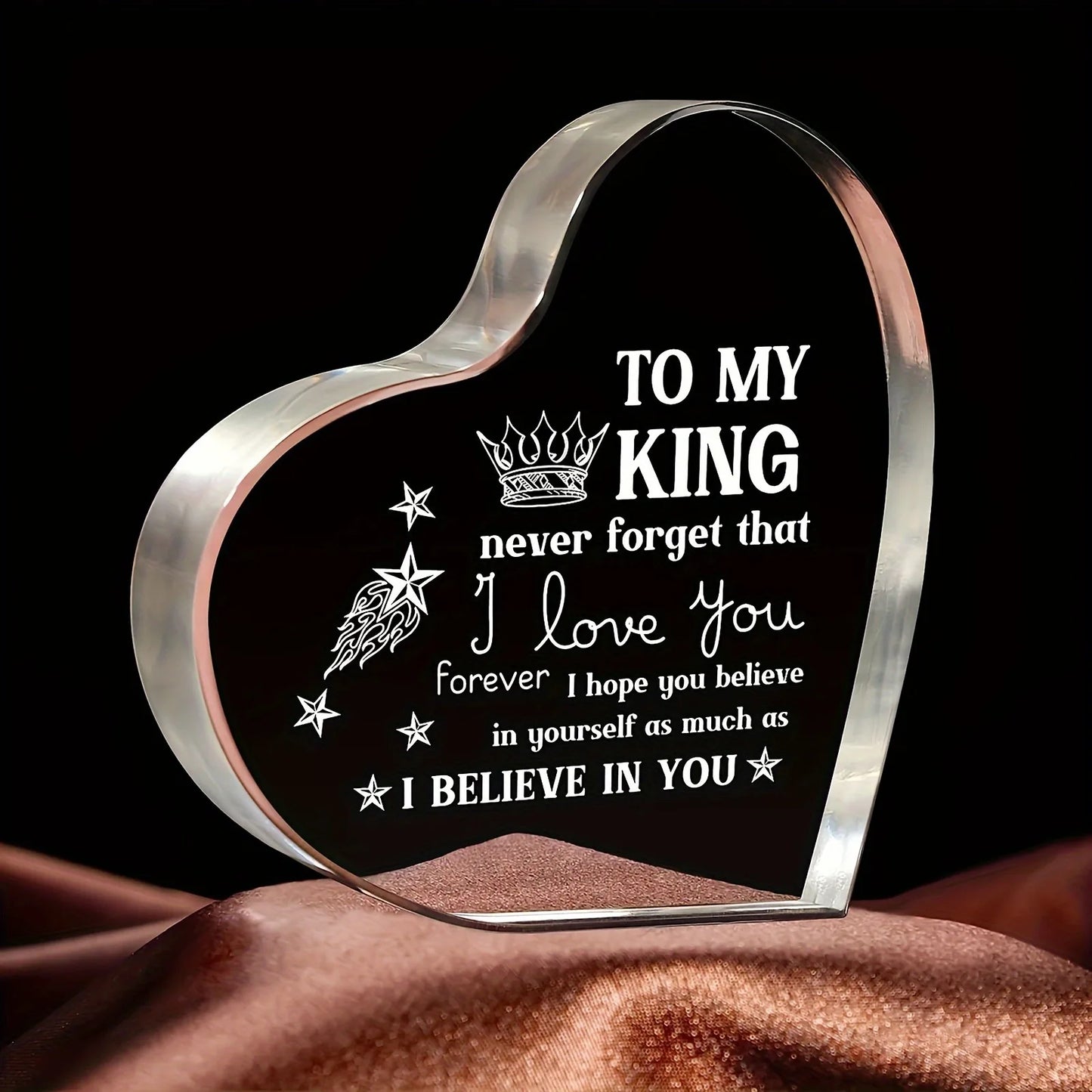 Valentine's Day Romantic I Love You Message Plaque Gift For Him