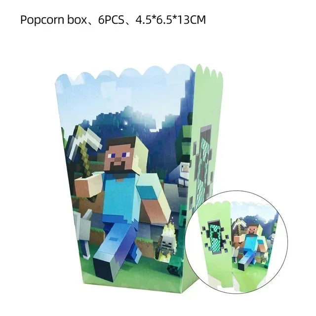 Minecraft Balloons Birthday Party Decoration