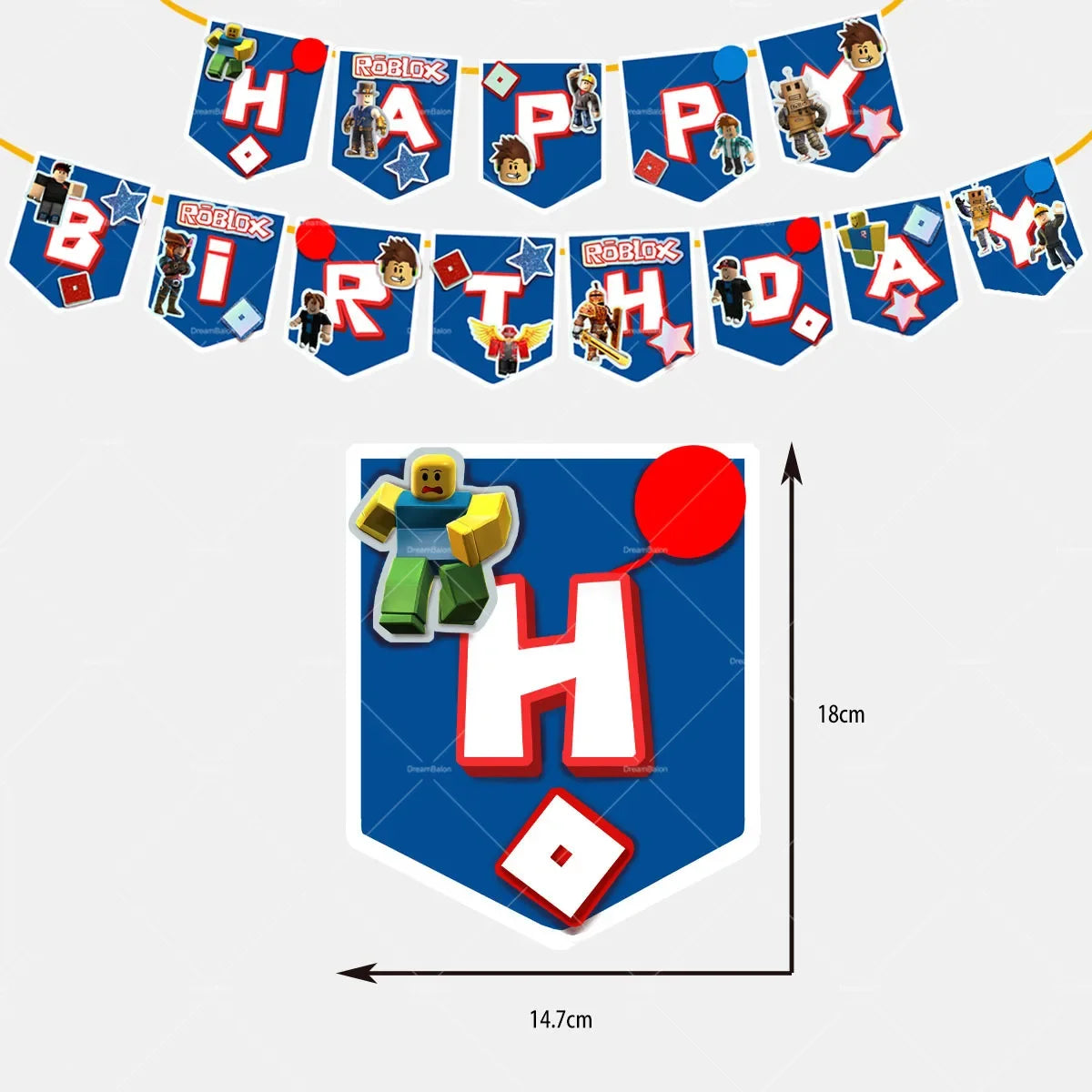 Roblox Birthday Party Decorations