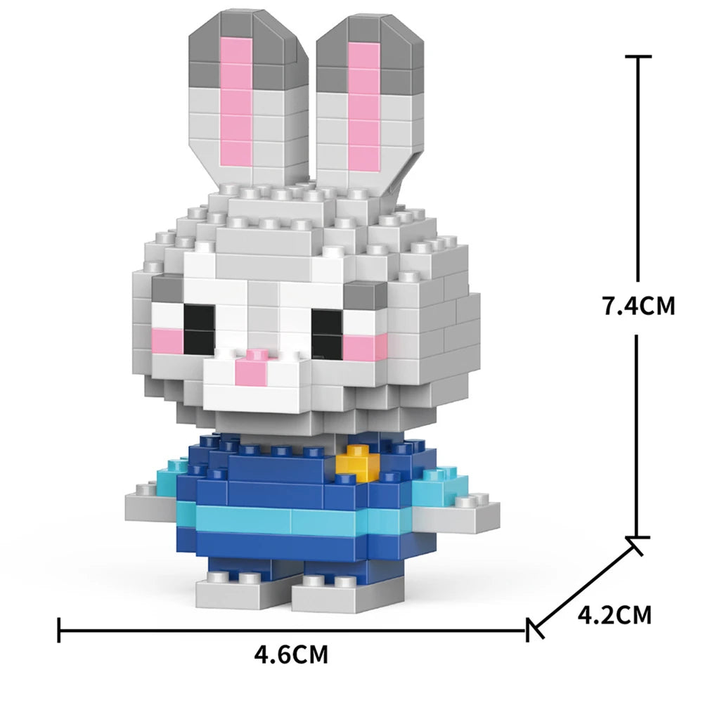 Various Cartoon Block Character Model