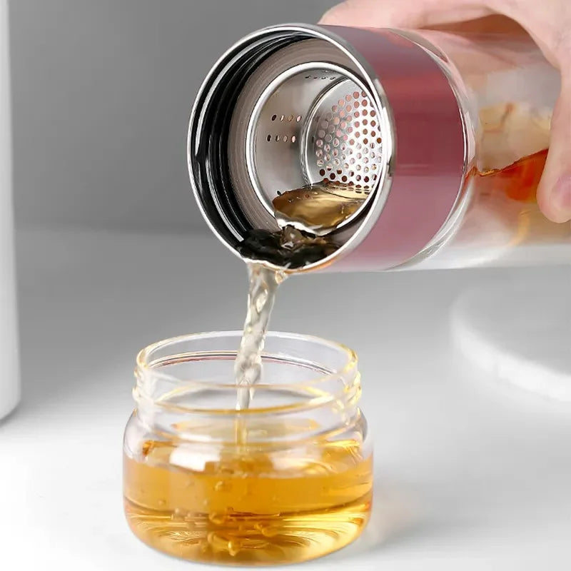 Glass Tea Infuser With Tea Filter