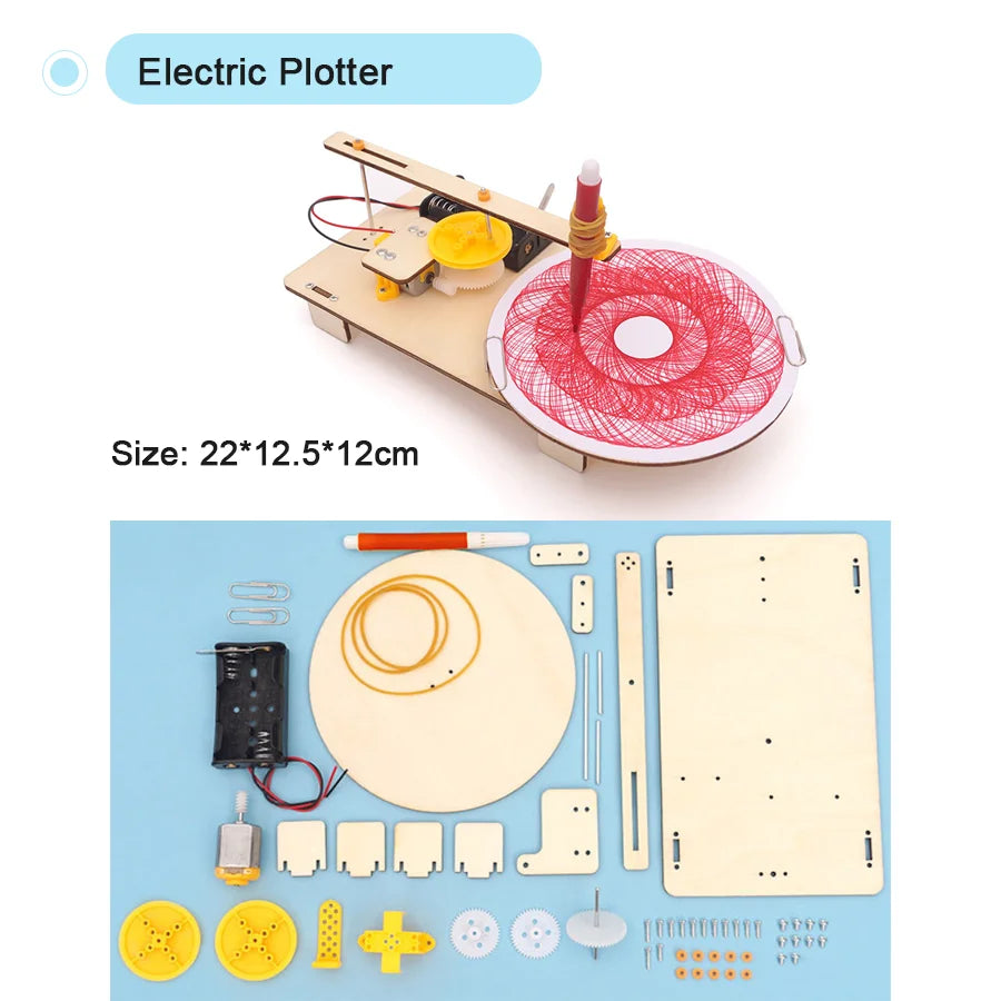 DIY STEM Physical Model Science Educational Toy Handmade Small Craft Technology Project