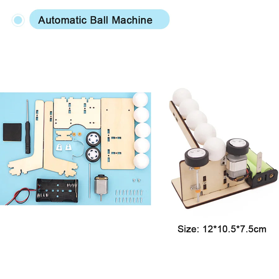 DIY STEM Physical Model Science Educational Toy Handmade Small Craft Technology Project