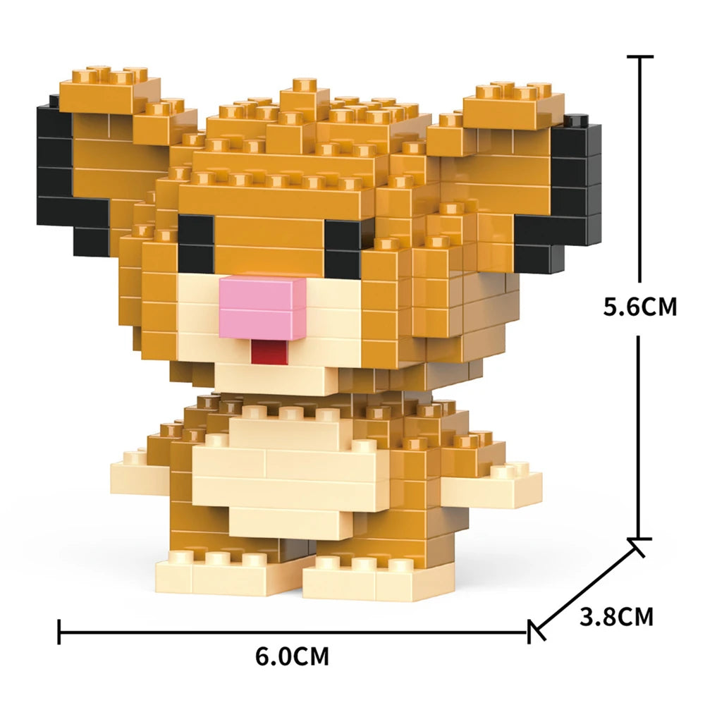 Various Cartoon Block Character Model