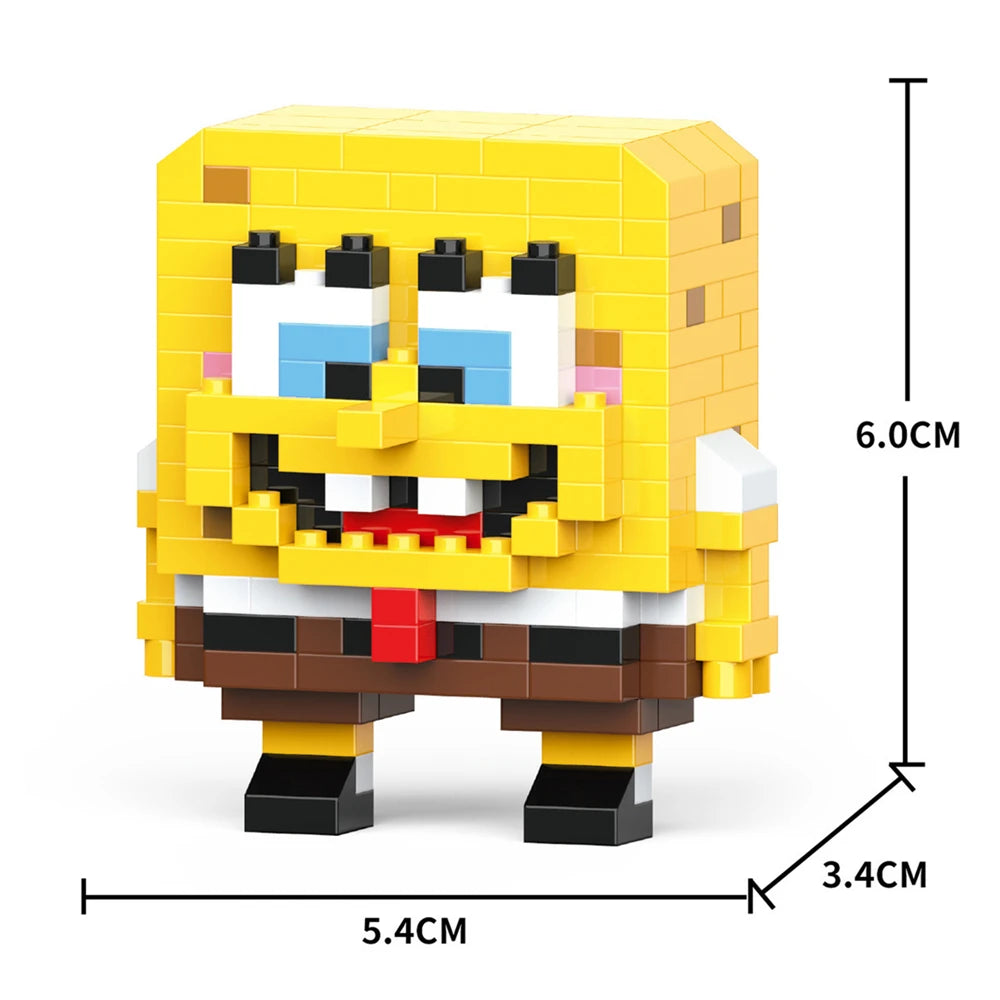 Various Cartoon Block Character Model