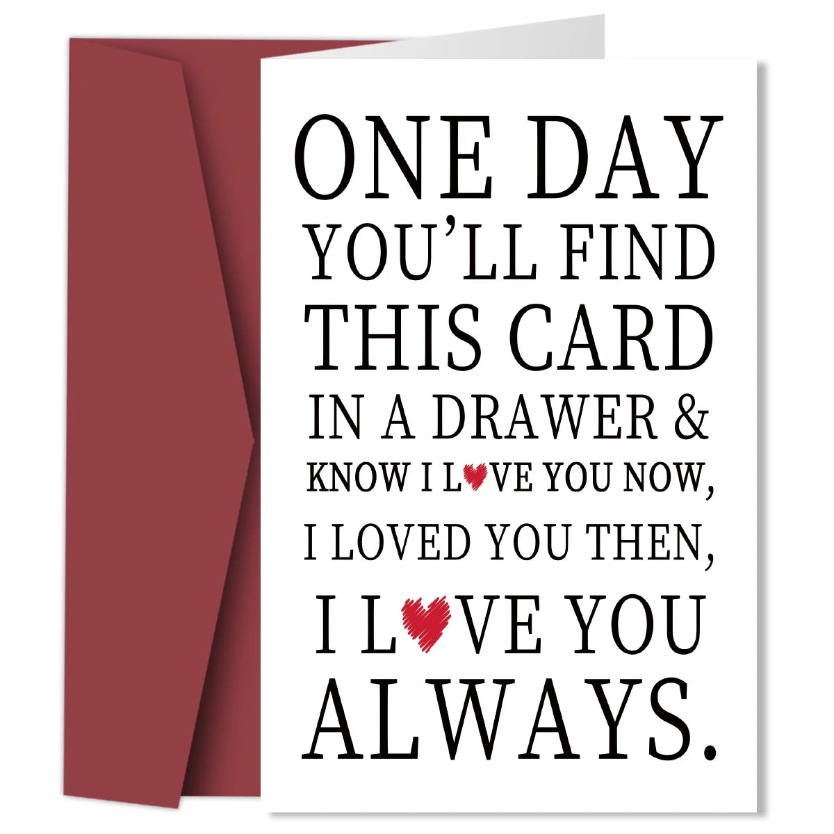 Valentine's Day Card, "I Love You Always"