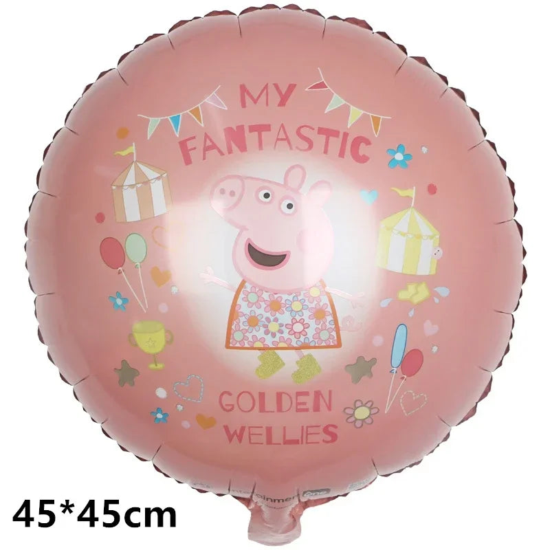 Peppa Pig Balloons Birthday Party Supplies