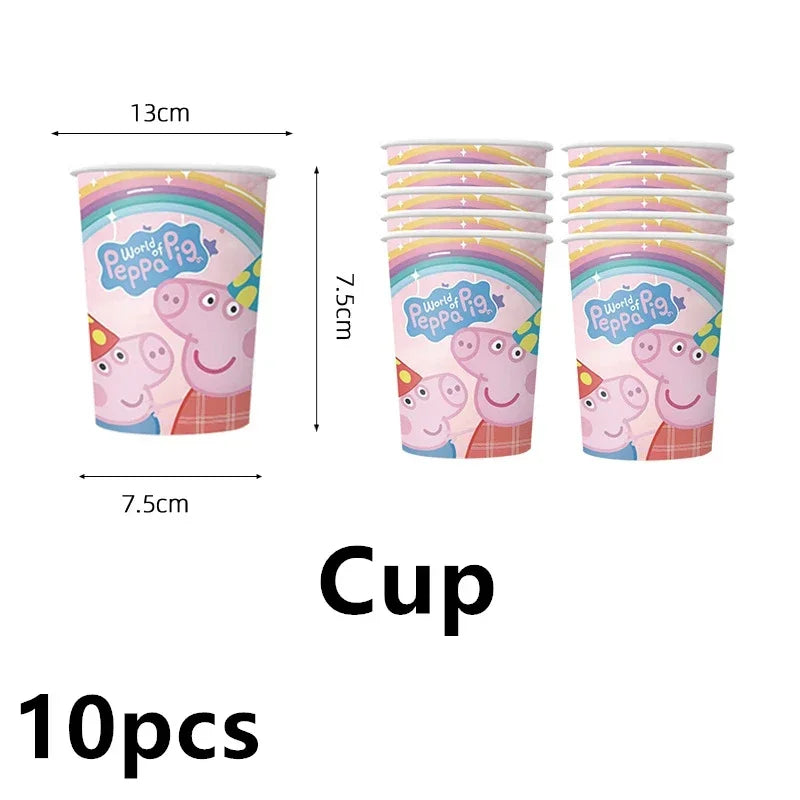 Peppa Pig Balloons Birthday Party Supplies