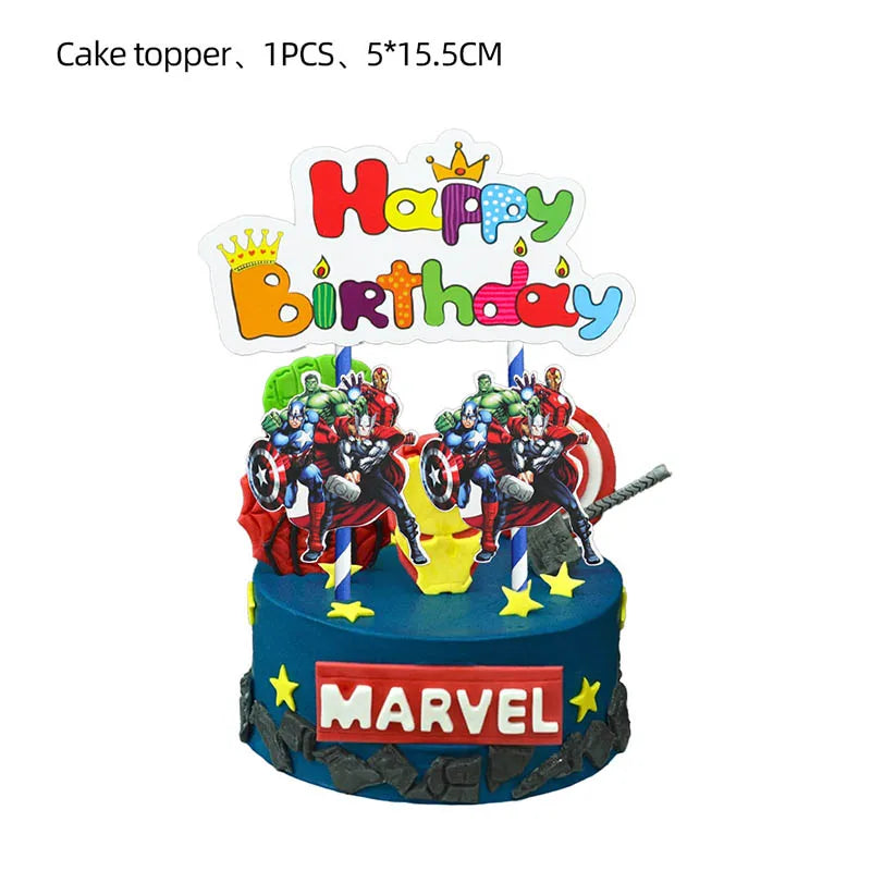 MARVEL Super Hero Balloon Spiderman Aluminum Foil Balloons Kids Birthday Party Decoration The Avengers Iron Man Party Supplies