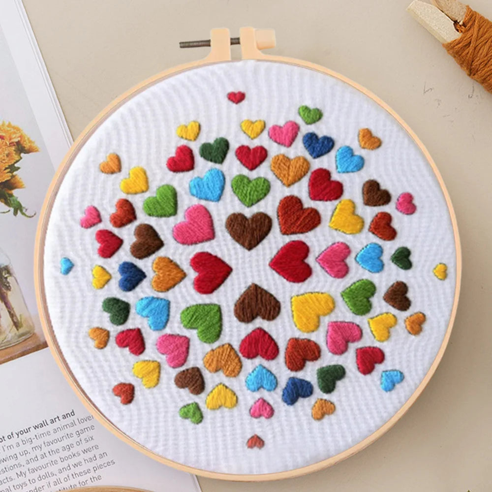 Embroidery Kit Accessories & Hoop Gift