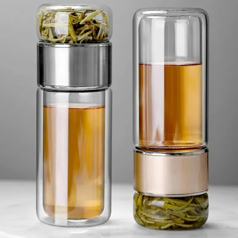 Glass Tea Infuser With Tea Filter