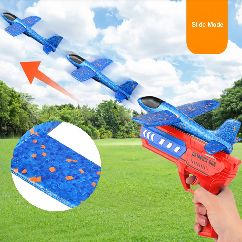 Airplane Launcher Outdoor Flying Toys Non Slip Kids Catapult Plane