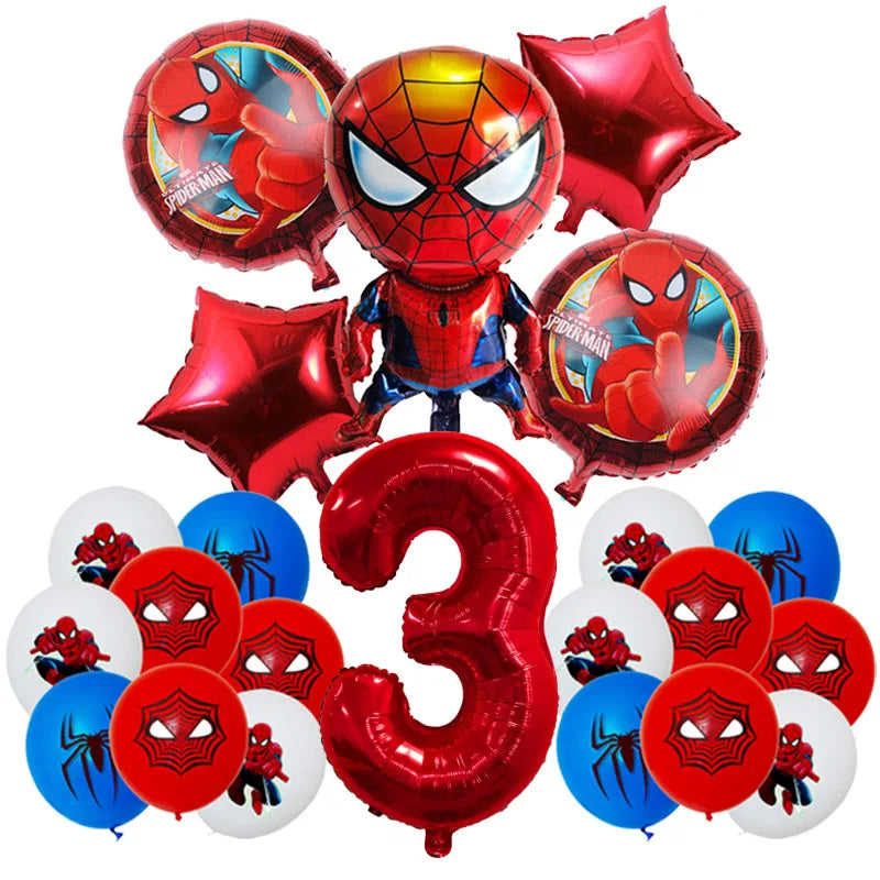 SpiderMan Birthday Party Decorations