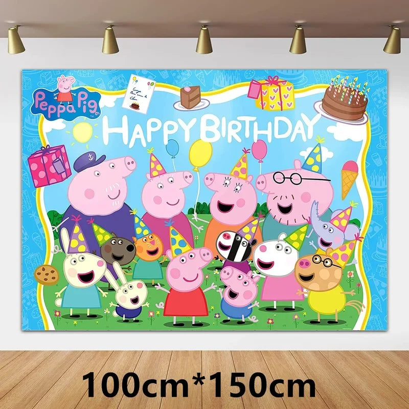 Peppa Pig Balloons Birthday Party Supplies