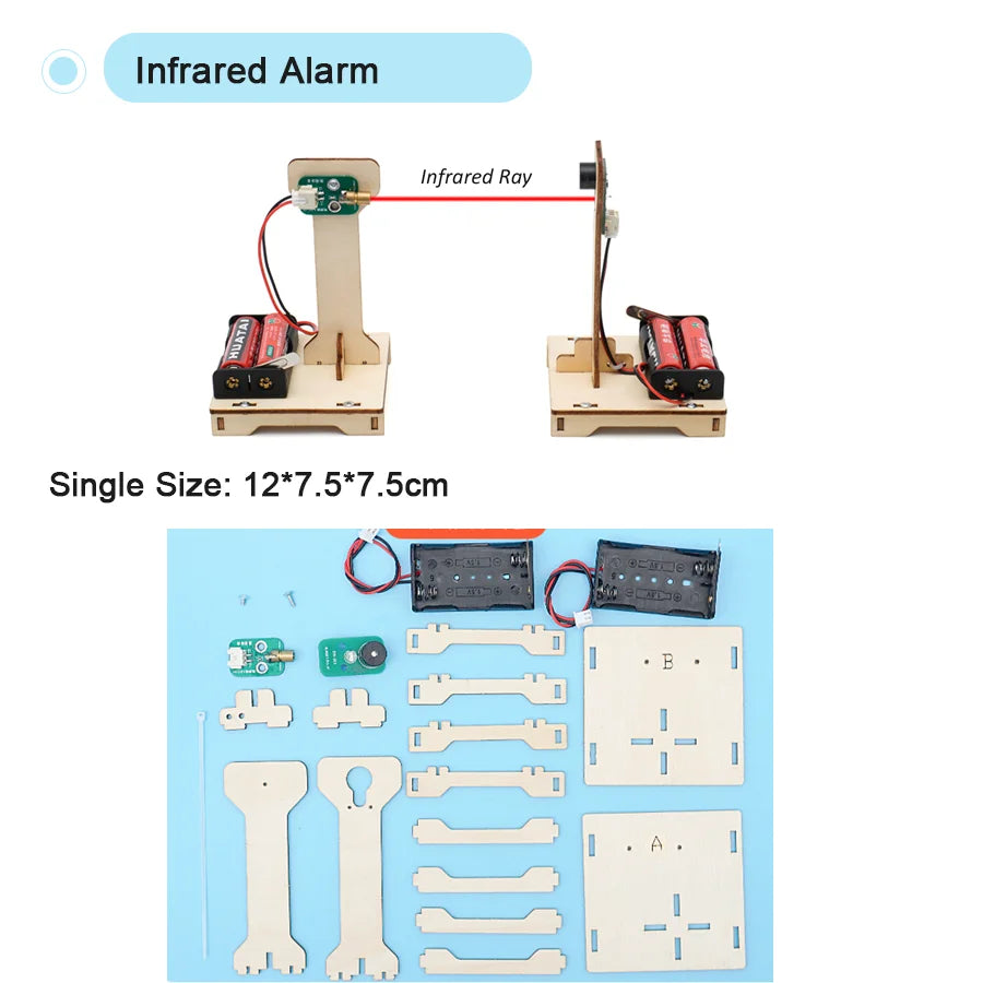 DIY STEM Physical Model Science Educational Toy Handmade Small Craft Technology Project