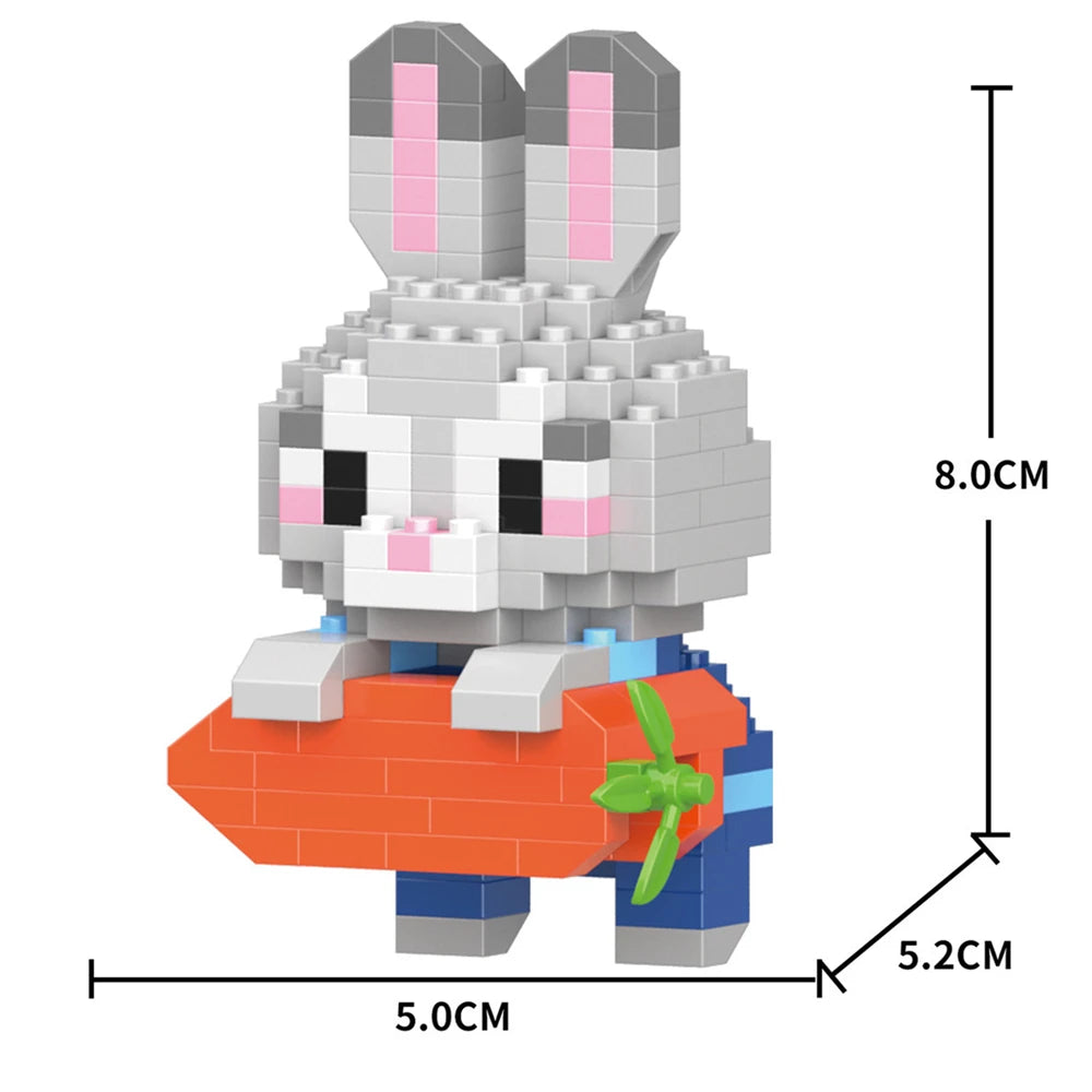 Various Cartoon Block Character Model