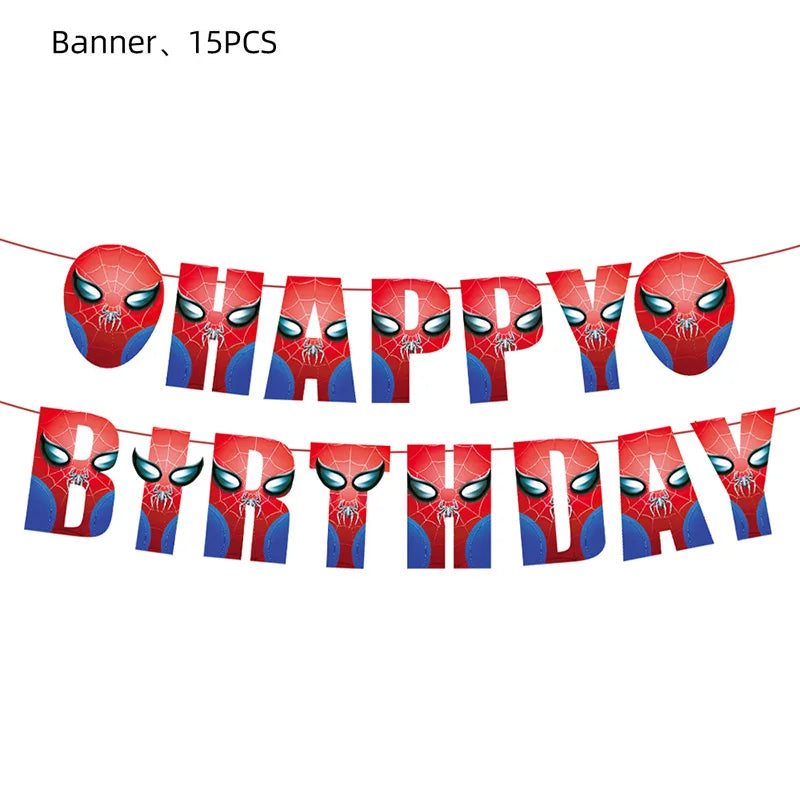 SpiderMan Birthday Party Decorations