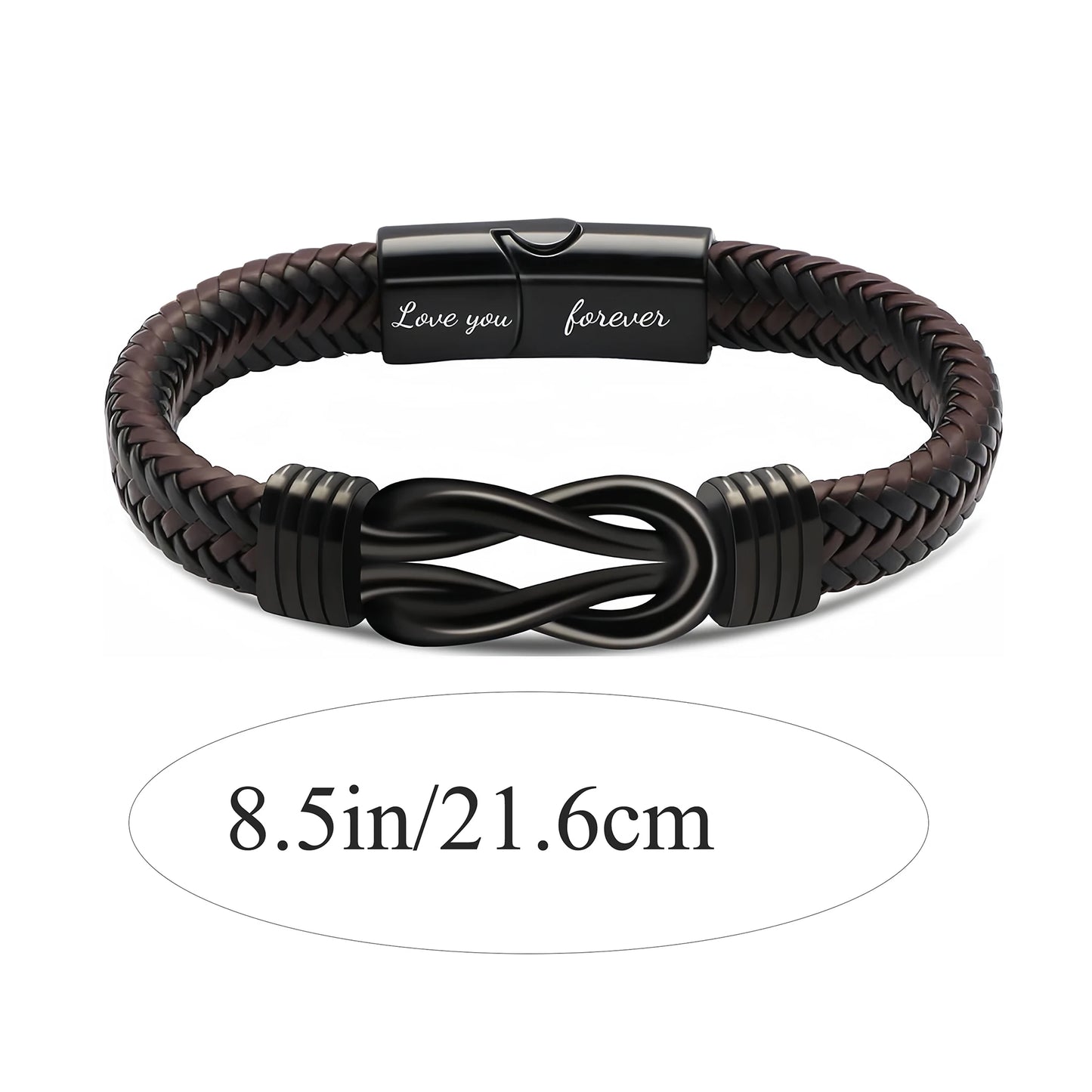 Valentine's Day Gifts for Him, Leather Bracelet