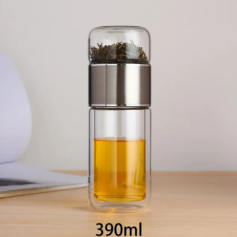 Glass Tea Infuser With Tea Filter