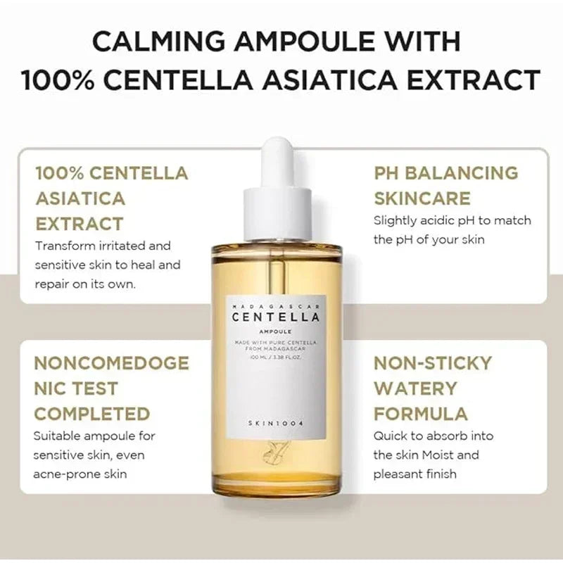 100ml Centella Asiatica Essence Calming Moisturising Brightening Face Serum