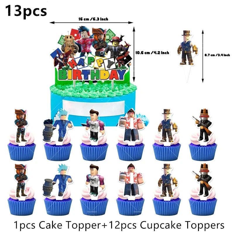 Roblox Birthday Party Decorations