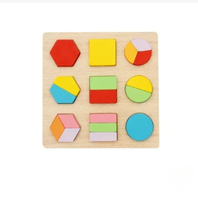 Fraction Learning Math Magnetic Toy & Wooden Book