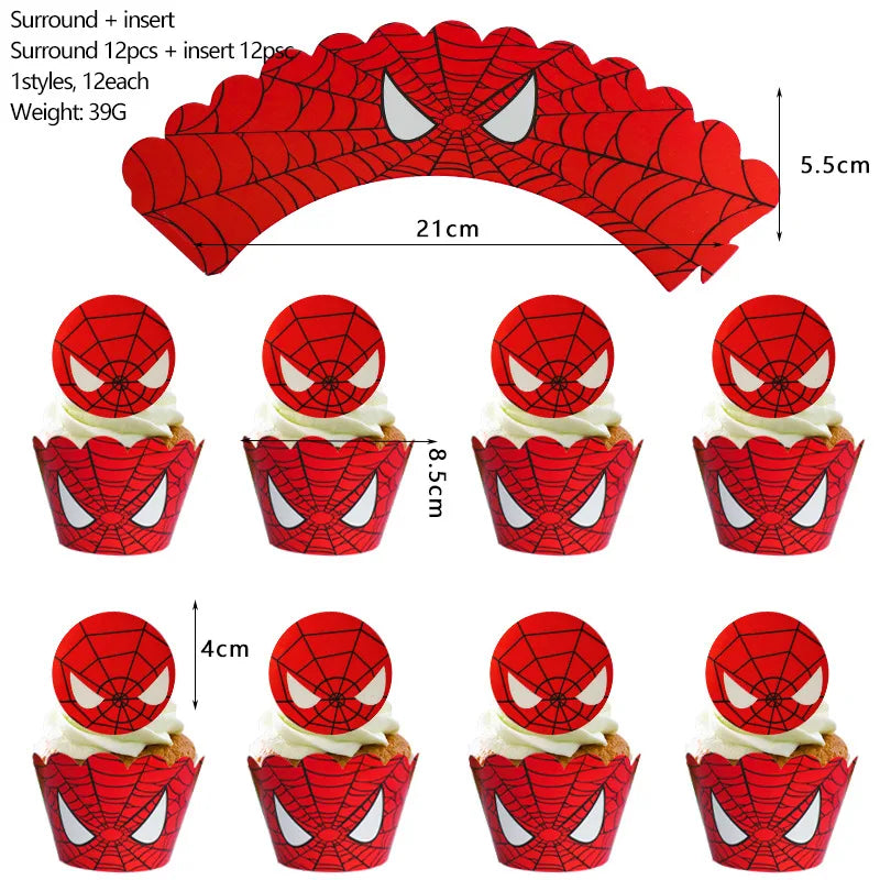 SpiderMan Birthday Party Decorations