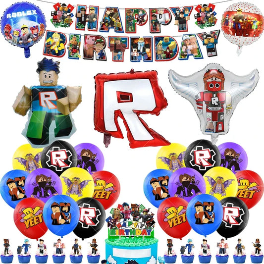 Roblox Birthday Party Decorations