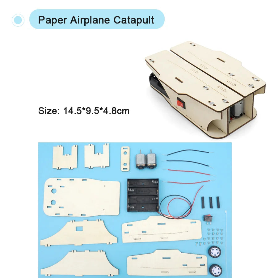 DIY STEM Physical Model Science Educational Toy Handmade Small Craft Technology Project