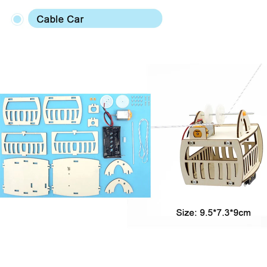 DIY STEM Physical Model Science Educational Toy Handmade Small Craft Technology Project