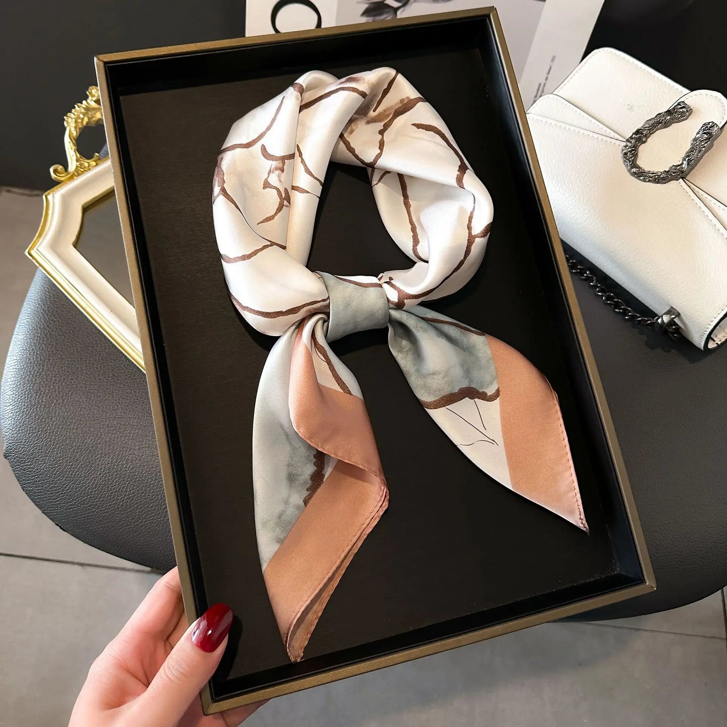 Luxury Silk Neck Scarf