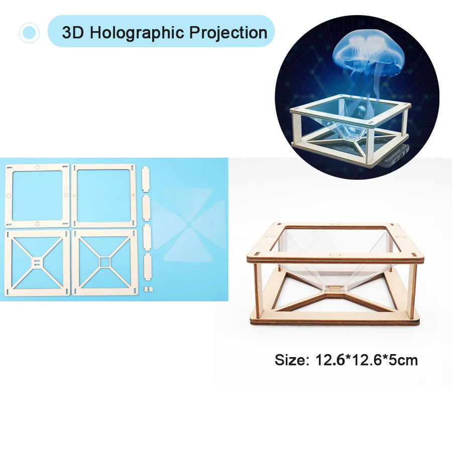 DIY STEM Physical Model Science Educational Toy Handmade Small Craft Technology Project