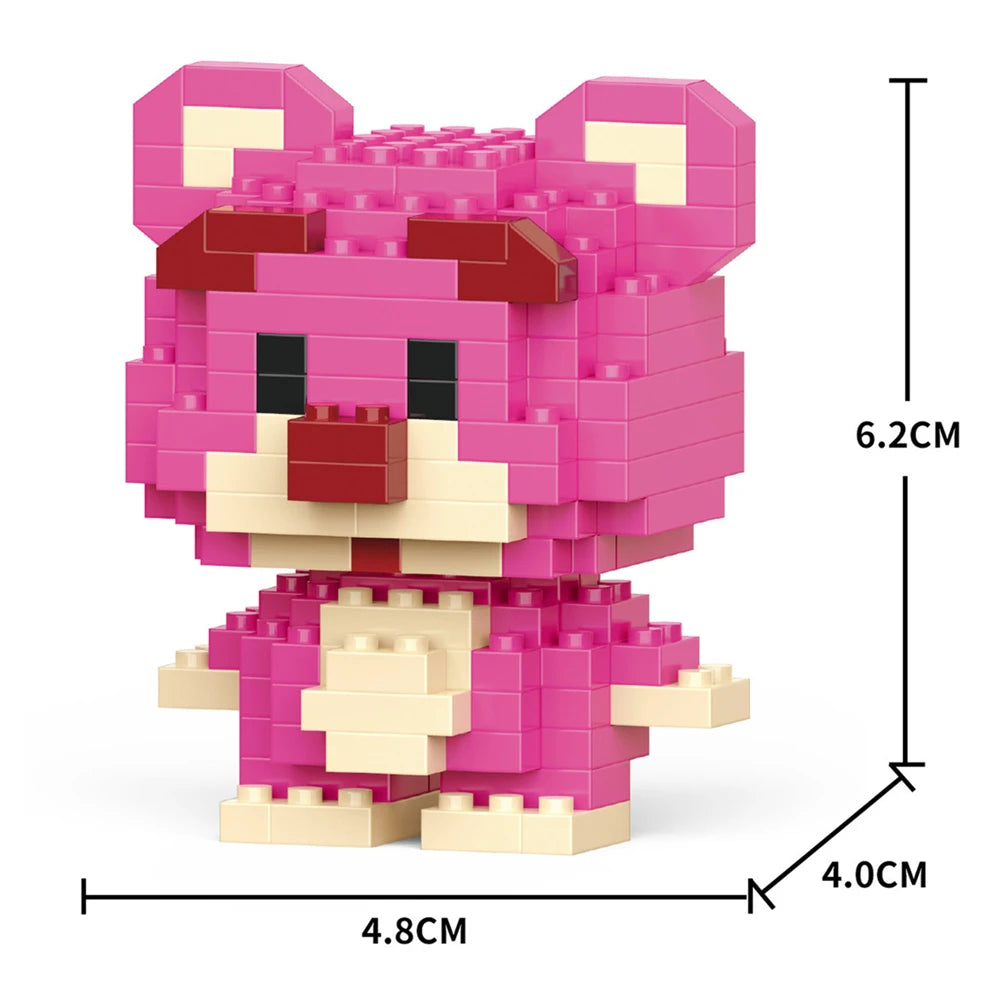 Various Cartoon Block Character Model