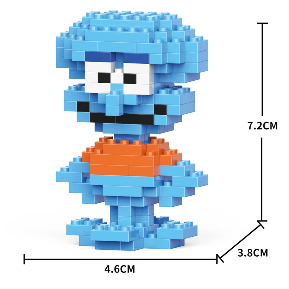 Various Cartoon Block Character Model