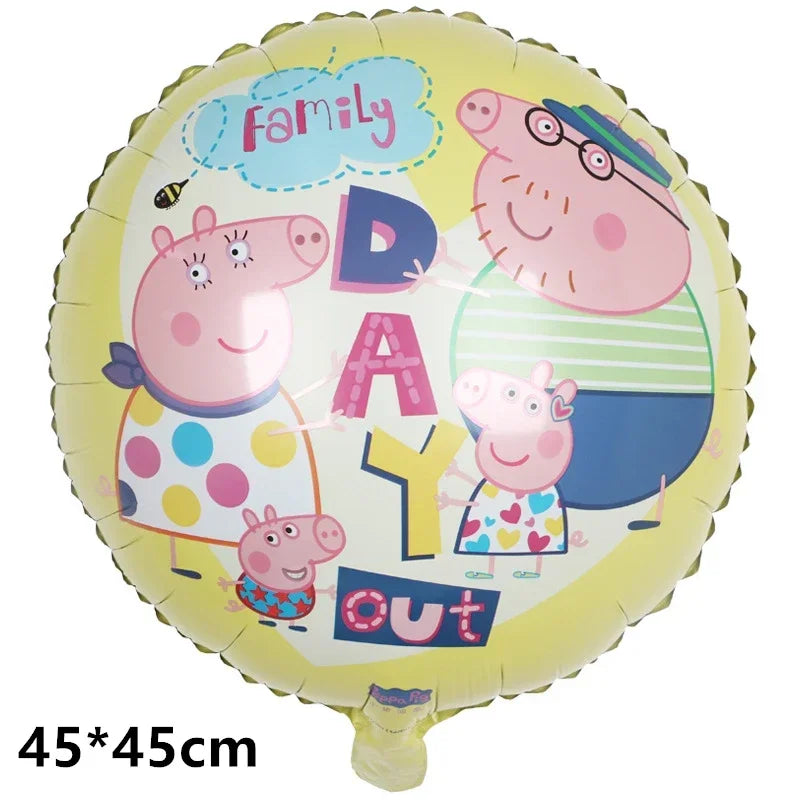 Peppa Pig Balloons Birthday Party Supplies